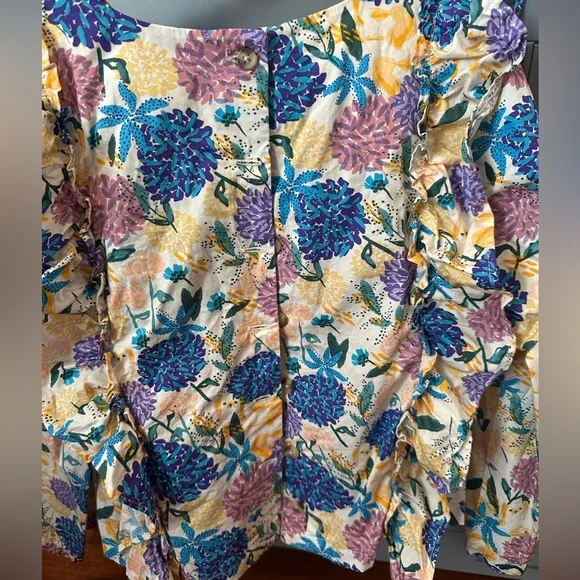 Tea Collection Ruffle Top 7 - Picture 7 of 7